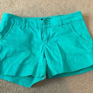 Size 2 American Eagle turquoise midi shorts